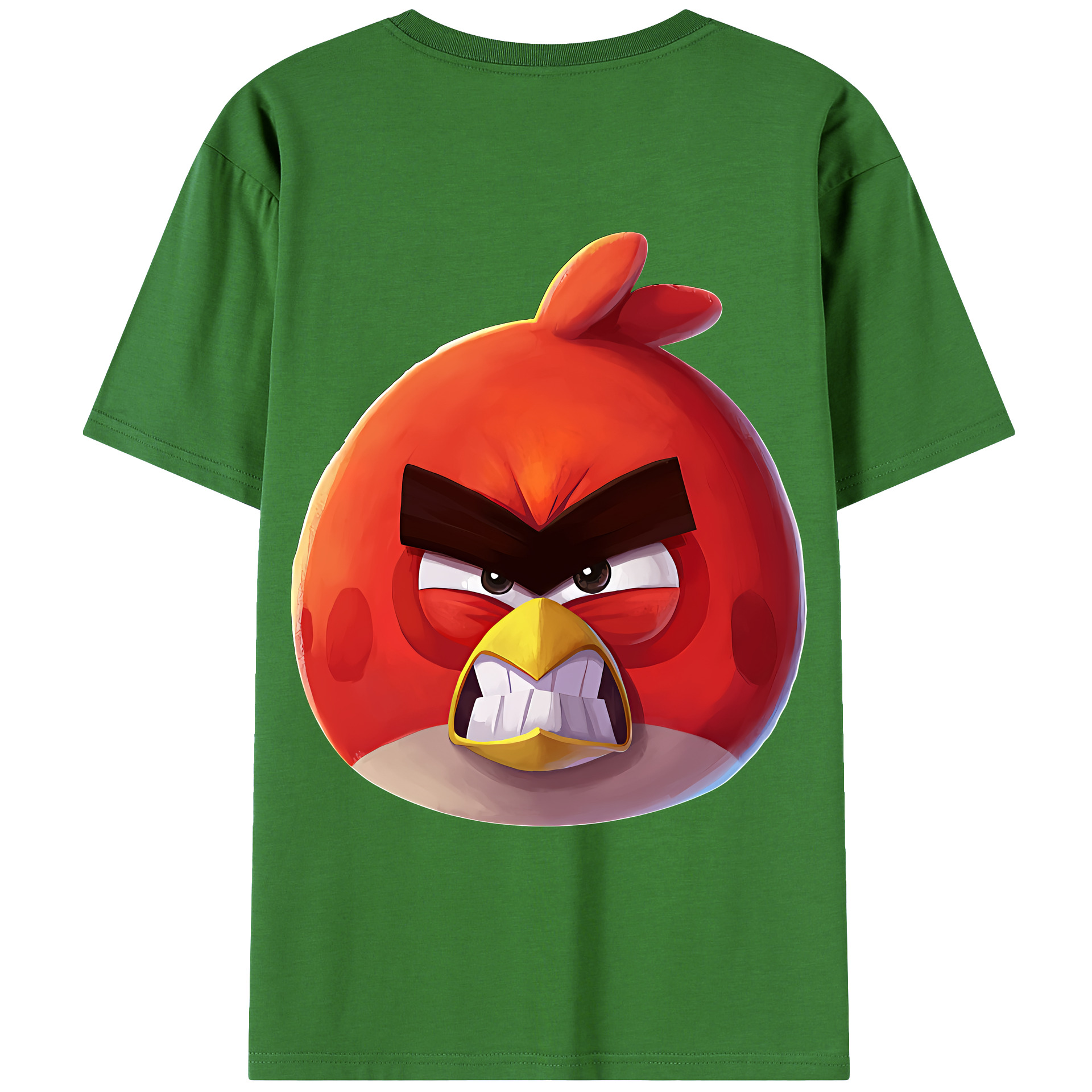 （画像用） Angry Birds アングリーバード レディース半袖Tシャツ(バックプリント)